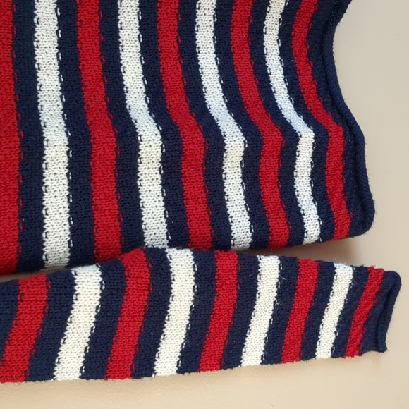 Small Joe Boxer Red White And Blue Striped Sweater 4th Of July Patriotic - Picture 5 of 13